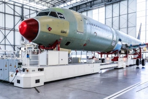 A320-Produktion in der vierten Montagelinie in Finkenwerder., © Airbus