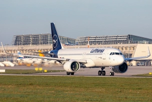 Ein Airbus A320 Neo der Lufthansa am Flughafen Stuttgart., © Flughafen Stuttgart