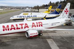 Boeing 737 Max 8 200 der Ryanair Group (Buzz, Ryanair, Malta Air)., © Ranair