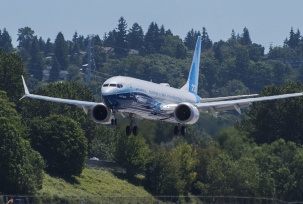 Jungfernflug der Boeing 737 Max 10, © Boeing
