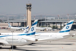Flugzeuge von El Al Airlines stehen auf dem Flughafen Ben Gurion International Airport in Tel Aviv., © DPA/Nir Alon