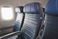Economy-Sitze von United, © United Airlines