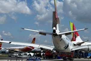 Ehemalige Tap Air Portugal Airbus A330 werden bei Tarmac Aerosave in Tarbes/Lourdes ausgeschlachtet., © Andreas Spaeth/Andreas Spaeth