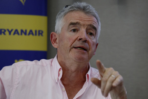 Michael O'Leary, © DPA/Cecilia Fabiano/LaPresse via ZUMA Press