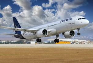 Lufthansa-A321 in Tel Aviv., © AirTeamImages.com/4x6zk-moni shafir