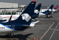 Aeromexico und Delta in Mexico City., © AirTeamImages.com/Mehrad Watson