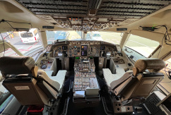 Blick ins Cockpit einer Boeing 757-300 von Condor., © Andreas Spaeth