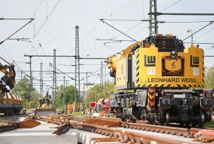 Bauarbeiten bei der Deutschen Bahn, © DB AG/Benjamin Kedziora
