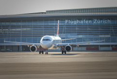 Ein Airbus A321 von Swiss am Flughafen Zürich., © Swiss