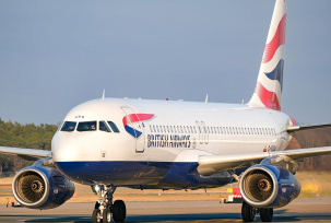 Airbus A320 von British Airways., © Flughafen Nürnberg/Max Haselmann