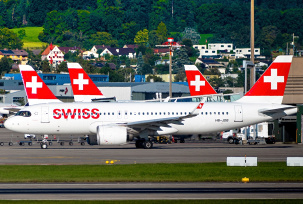 Airbus A320 Neo von Swiss am Flughafen Zürich, © AirTeamImages.com/Derek Macpherson