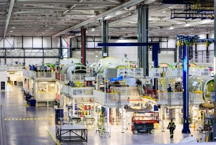 Final Assembly Line des Airbus A220., © Airbus