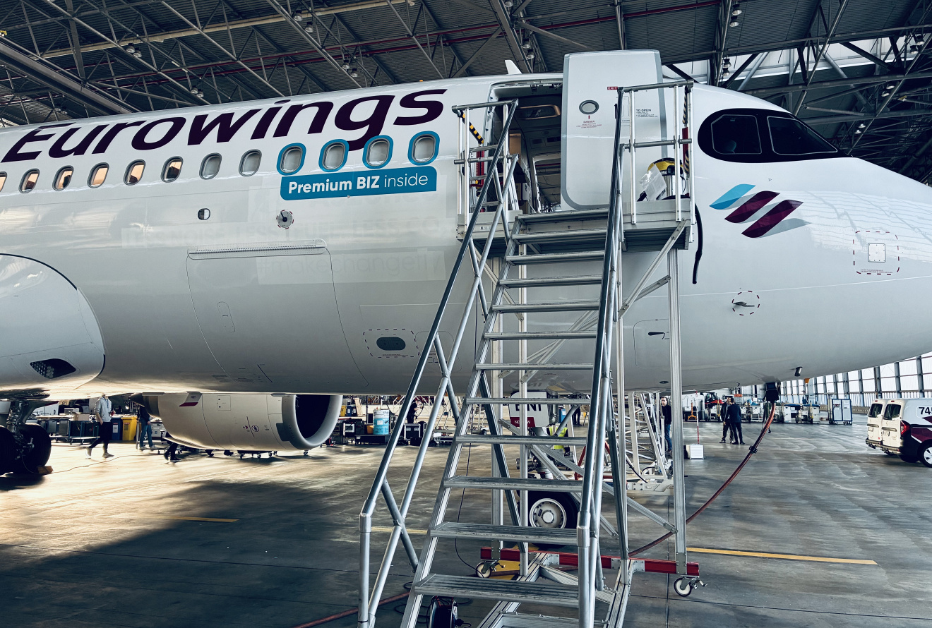 Eurowings equips all A320 Neo with Premium BIZ seats and adjusts Dubai service