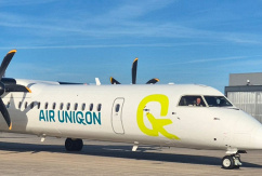 Dash 8-Q400 von Avanti Air in Air-Uniqon-Lackierung., © Air Uniqon