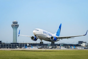 Eine Boeing 737 von United Airlines am Flughafen Chicago O'Hare., © United Airlines
