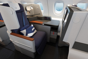 Neue Business Class der Lufthansa im Airbus A380., © Lufthansa