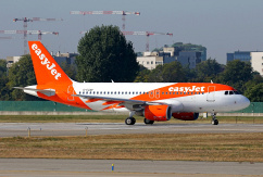 Airbus A319 von Easyjet am Flughafen Mailand-Linate., © AirTeamImages.com/Carlo Marcora