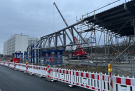 Frankfurts Flughafenentwicklungsgebiet bekommt sein S-Bahn-Dach, © airliners.de/Andreas Sebayang