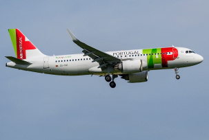 Airbus A320 Neo von Tap Air Portugal im Anflug., © AirTeamImages.com/WoCo