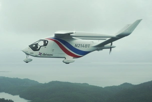 Elektroflugzueg beim Test in Norwegen, © Avinor