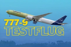 Boeing 777-9 Erstflug Lufthansa, © airliners.de/Boeing/KI