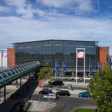 Blick auf den Flughafen Dresden., © DPA/Robert Michael