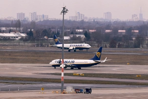Ryanair-Flugzeuge am Flughafen BER., © DPA/Jörg Carstensen