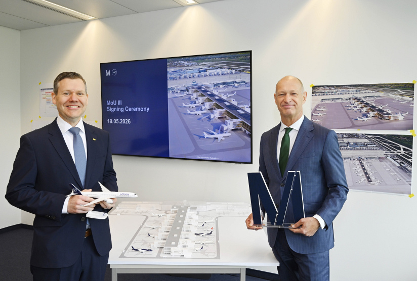 Lufthansa und München besiegeln T2-Ausbau – Partnerschaft verlängert, © Flughafen München