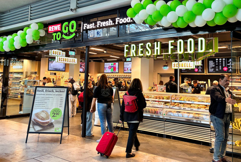 Rewe To Go am Flughafen Nürnberg nach Umbau wiedereröffnet, © Flughafen Nürnberg