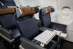 Neue Premiumsitze für die A319- und A320-Flotte von American Airlines., © American Airlines