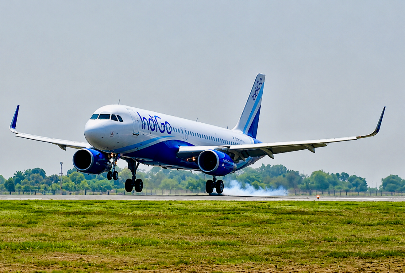 Indigo flight diverted to Hyderabad after passenger powerbank caused smoke
