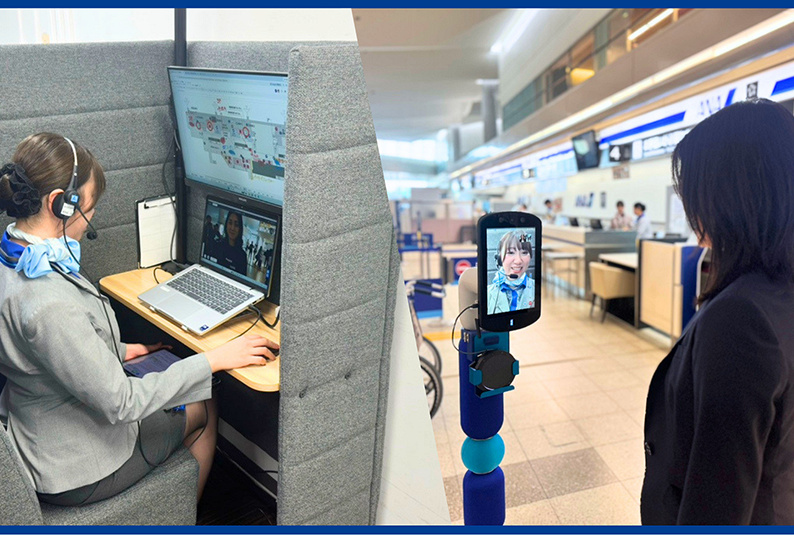 ANA weitet Robotereinsatz für Passagierservice auf Regionalflughäfen aus, © ANA