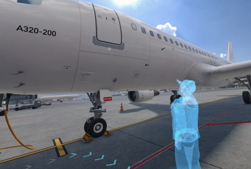Fraport Ground Services schult neue Vorfeldmitarbeiter mit Virtual Reality, © Draxon