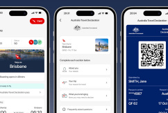 Qantas Arrival Cards in der App, © Qantas