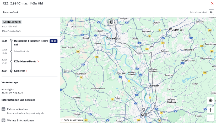 , © Deutsche Bahn / Screenshot