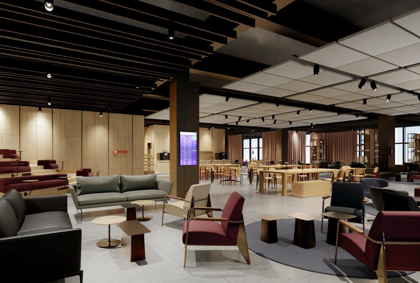 Swiss eröffnet 2027 neue Lounges am Flughafen Zürich, © Swiss
