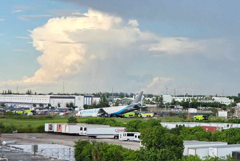 Amazon setzt Frachtflüge mit 21 Air nach tödlichem Absturz aus, © DPA/David Fischer