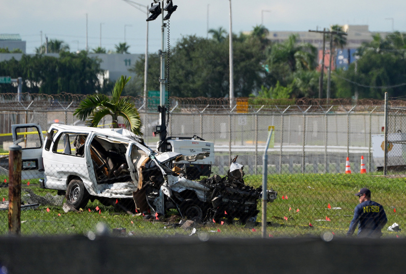 Miami-Unfall: Alle Todesopfer saßen im Fahrzeug, © DPA/Rebecca Blackwell
