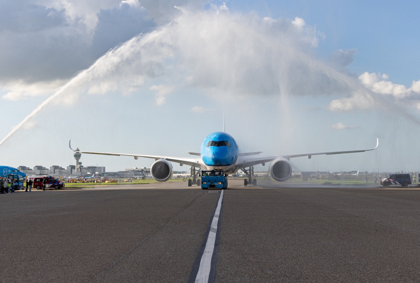 KLM übernimmt ihren ersten Airbus A350, © KLM
