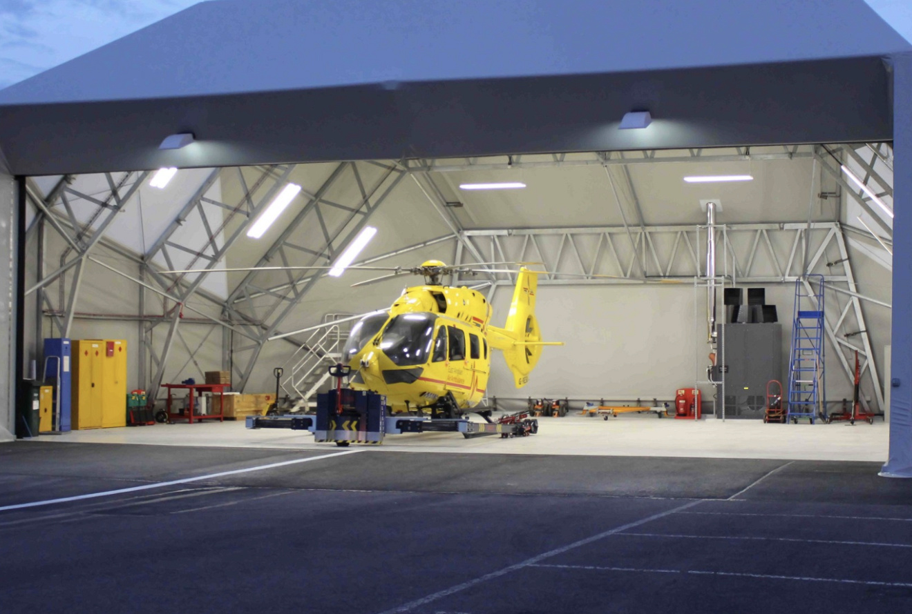 Evia Aero launches modular steel‑membrane hangars for airports