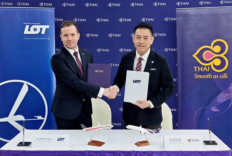 Lot Polish Airlines and Thai Airways sign codeshare intent for summer 2027