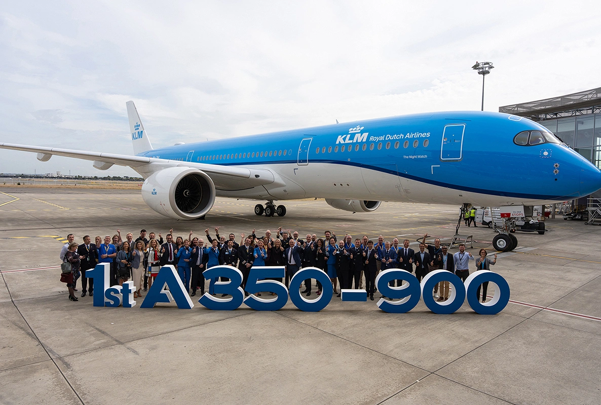 KLM’s third A350‑900 to arrive with certified Business seats; first aircraft’s seats