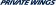 Logo: PRIVATE WINGS Flugcharter GmbH
